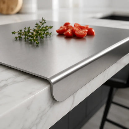 Stainless Steel CounterTop Non-Slip Double Sided Cutting Board