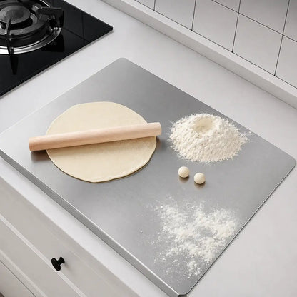 Stainless Steel CounterTop Non-Slip Double Sided Cutting Board